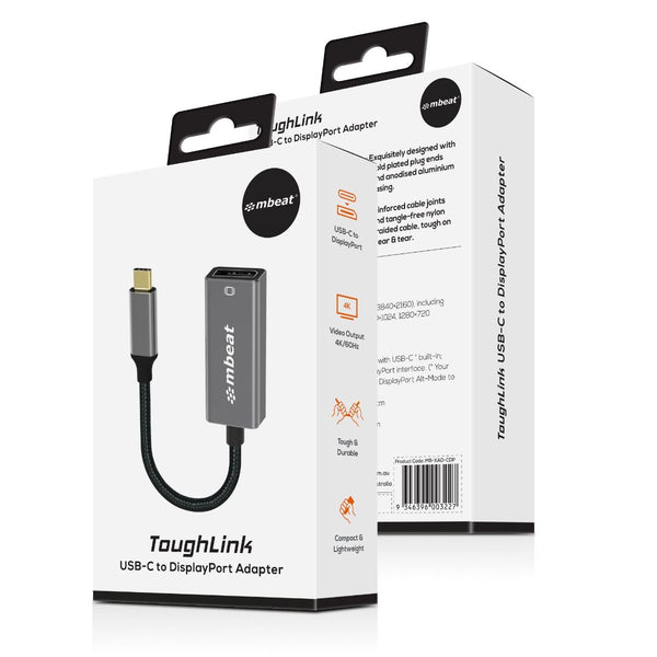 Mbeat Elite Usb C To Display Port Adapter Space Grey Other Computer Cables