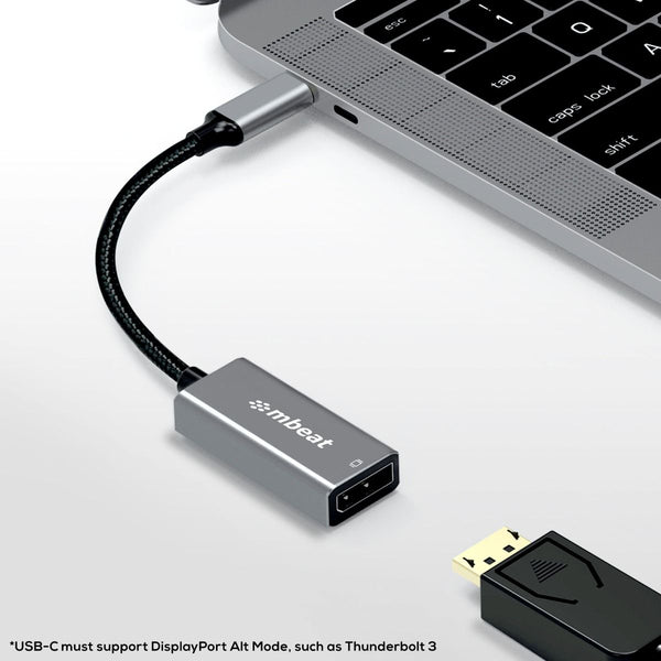 Mbeat Elite Usb C To Display Port Adapter Space Grey Other Computer Cables
