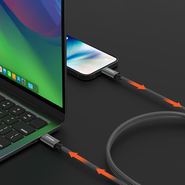 Mbeat Tough Link 1.8M Usb 3.2 Gen2 C Cable Space Grey Monitor/Av Cables & Adapters