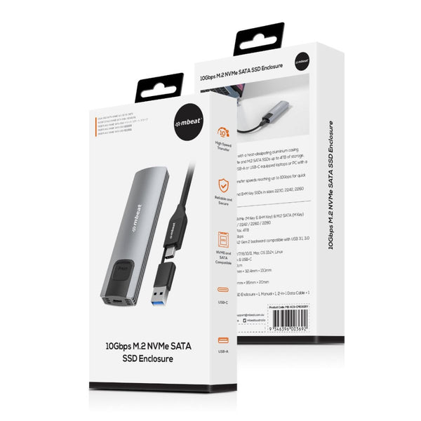 Mbeat 10Gbps M.2 Nvme Sata Ssd Enclosure Drive Enclosures & Docks