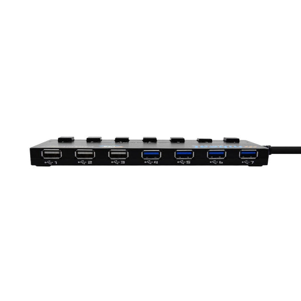 Mbeat 7 Port Usb 3.0 And 2.0 Hub Manager With Switches Usb Cables Hubs & Adapters