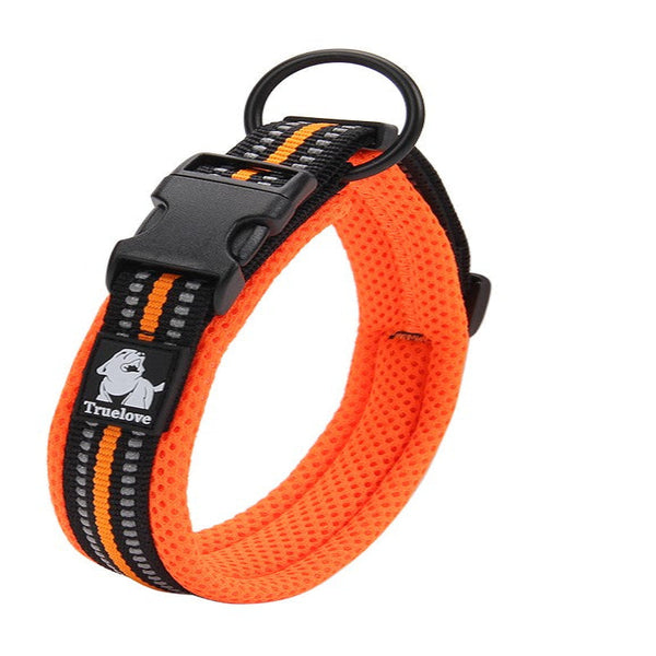 Heavy Duty Reflective Collar Orange Xs Dog Collars