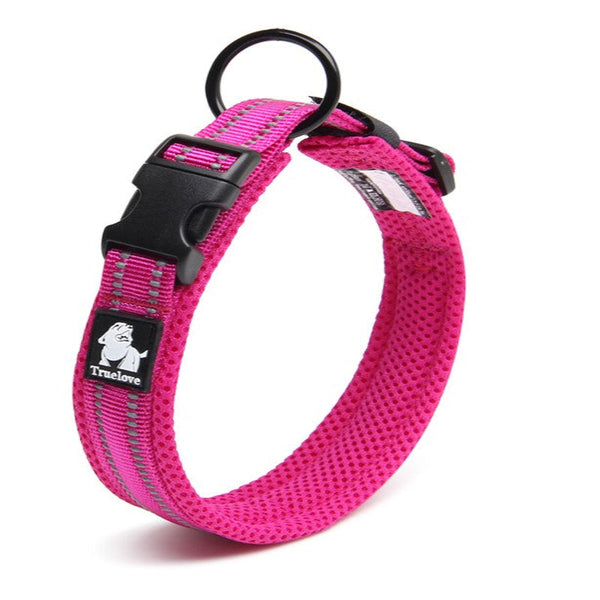 Heavy Duty Reflective Collar Pink 2Xs Dog Collars
