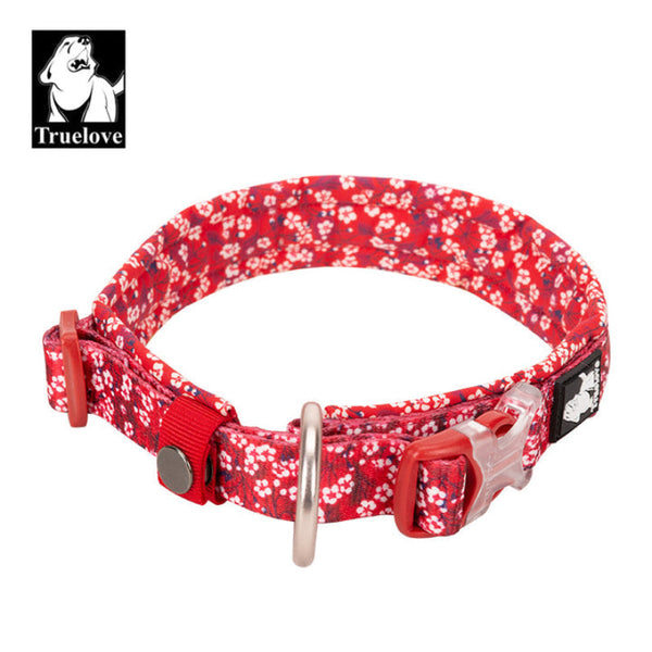 Floral Collar Poppy Red Xs Dog Collars