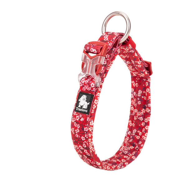 Floral Collar Poppy Red Xs Dog Collars