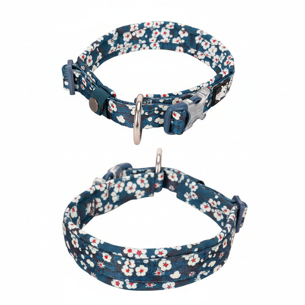 Floral Collar Saxony Blue 3Xl Dog Collars