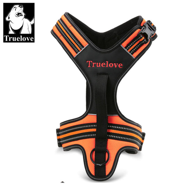 Reflective Heavy Duty Harness Orange S Small Animal Supplies