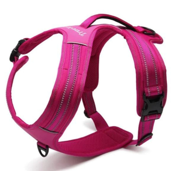 Reflective Heavy Duty Harness Pink M Small Animal Supplies
