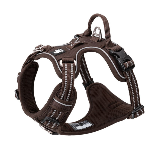 No Pull Harness Brown Xl Harnesses