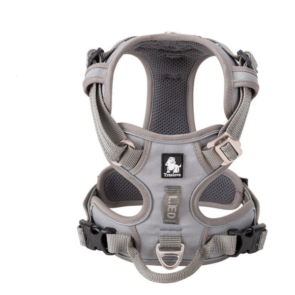 No Pull Harness Grey L Harnesses