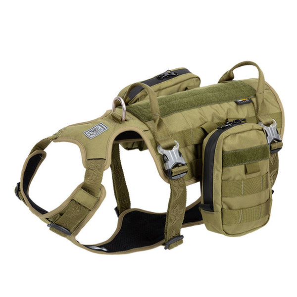 Whinhyepet Military Harness Army Green Harnesses
