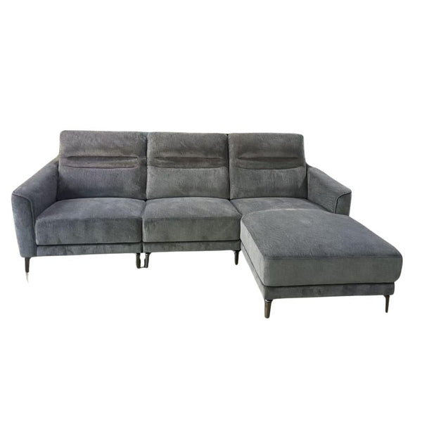 Arizona Charcoal Grey L Shaped Chaise Sofa Sofas Armchairs & Couches