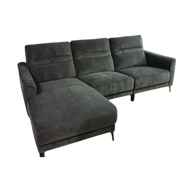 Arizona Charcoal Grey L Shaped Chaise Sofa Sofas Armchairs & Couches