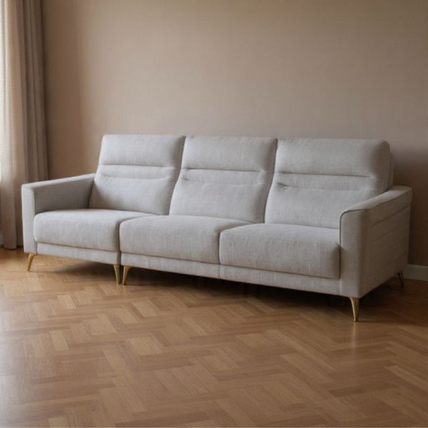 Maddison 3 Seater Fabric Sofa Light Grey Sofas Armchairs & Couches