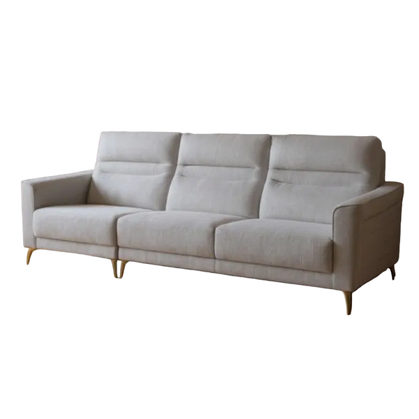 Maddison 3 Seater Fabric Sofa Light Grey Sofas Armchairs & Couches
