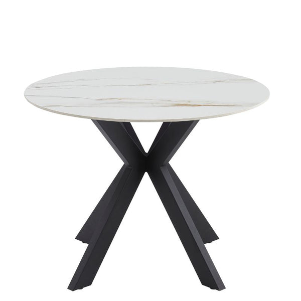 Tracey Round Marble Stone Dining Table Dining Tables