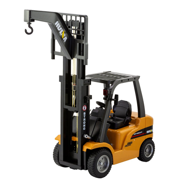 1:10 Scale 2.4G 8 Channel Metal Remote Control Forklift Construction Vehicle With Lifting Function & Sound Other Rc Model Vehicles & Kits