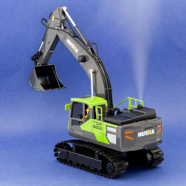 1:18 Scale 13 Channel Alloy Remote Control Excavator Construction Vehicle With Lights Sound And Steam Other Rc Model Vehicles & Kits