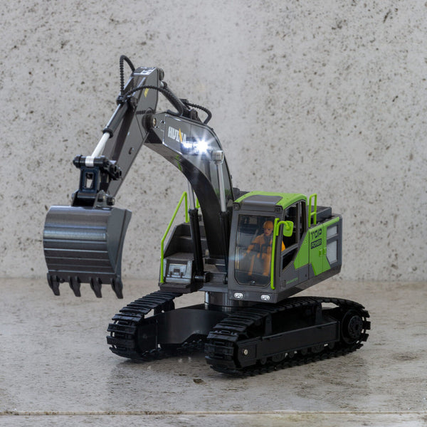1:18 Scale 13 Channel Alloy Remote Control Excavator Construction Vehicle With Lights Sound And Steam Other Rc Model Vehicles & Kits
