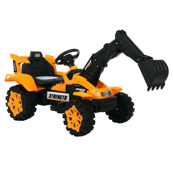 Gem Toys Children's Electronic Ride On Excavator & Dump Truck 30Kg Capacity Kids Ride On Toys