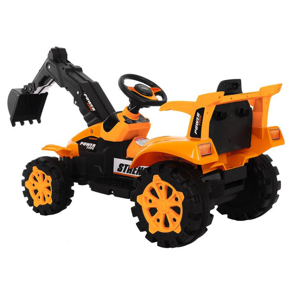 Gem Toys Children's Electronic Ride On Excavator & Dump Truck 30Kg Capacity Kids Ride On Toys