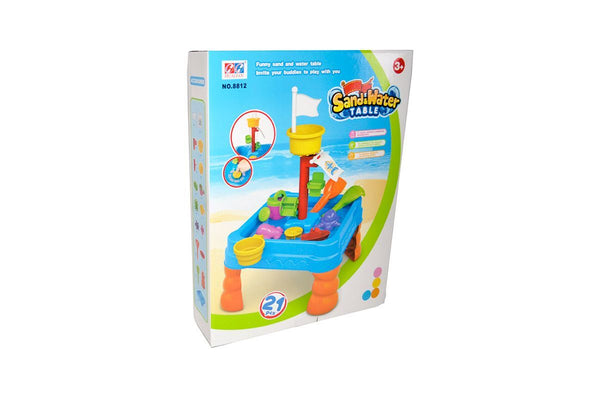 Children's Sand & Water Table With 21 Play Accessories Sand & Water Tables