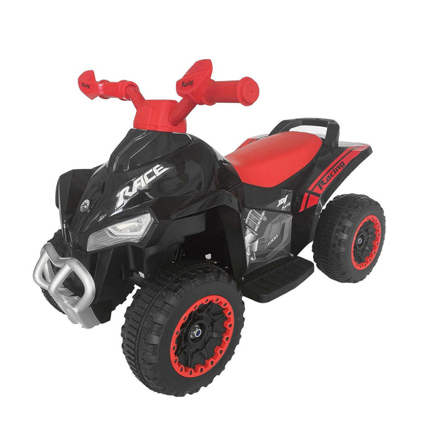 Quad Ride On Electronic 4 Wheel Atv (Black) For Children Up To 3Km/H Kids Ride On Toys