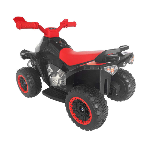 Quad Ride On Electronic 4 Wheel Atv (Black) For Children Up To 3Km/H Kids Ride On Toys