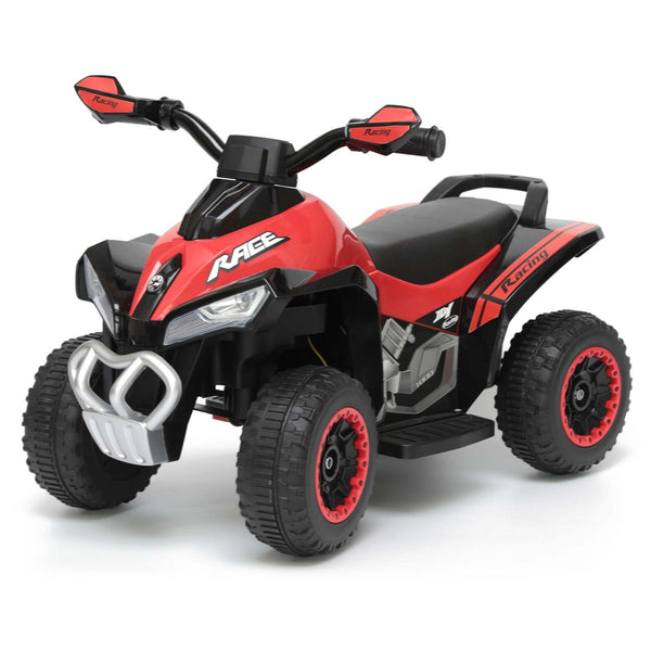 Quad Ride On Electronic 4 Wheel Atv (Red) For Children Up To 3Km/H Kids Ride On Toys