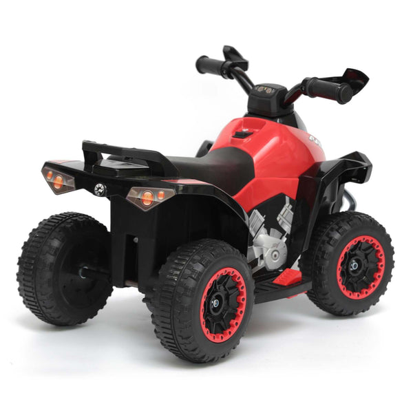 Quad Ride On Electronic 4 Wheel Atv (Red) For Children Up To 3Km/H Kids Ride On Toys