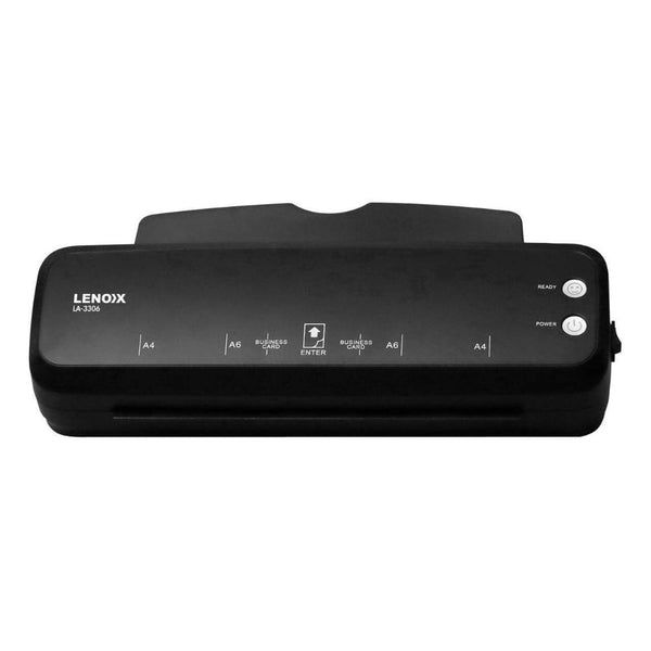 Lenoxx Hot Paper Laminator 300W For 80 100 Microns With A4 Laminating Pouches Laminators