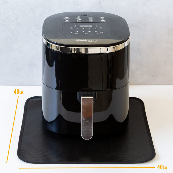 2Pk 40Cm X Non Slip Heat Resistant Air Fryer Benchtop Protector Mats Air Fryer Accessories