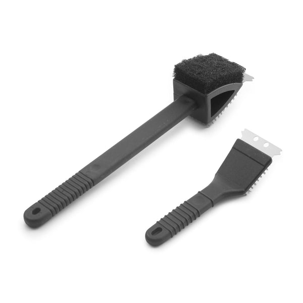 Stainless Steel Bbq Brush And Scraper Blade Cleaning Brushes