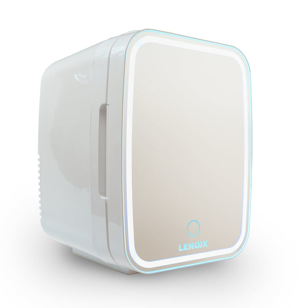Lenoxx 4L Cosmetics White Beauty And Skincare Fridge For Health Mini Fridges