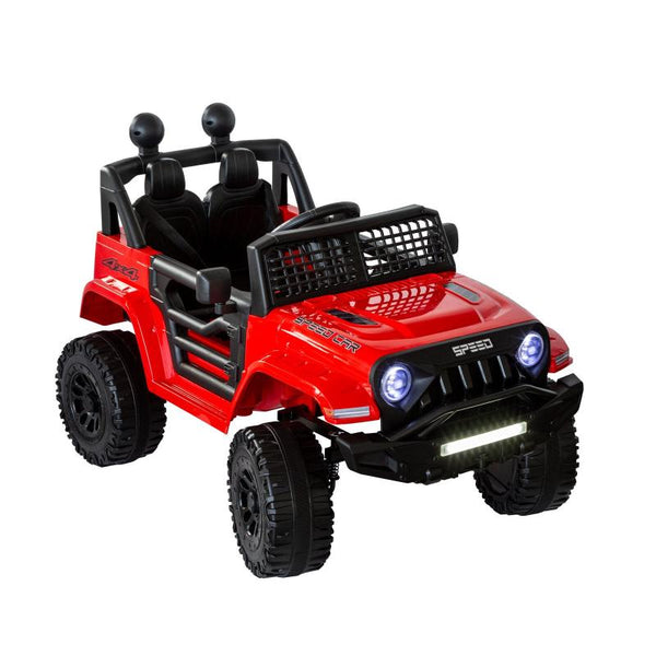 Lenoxx Jeep Inspired Remote Controlled Ride On Electric Car (Red) Kids Ride On Toys
