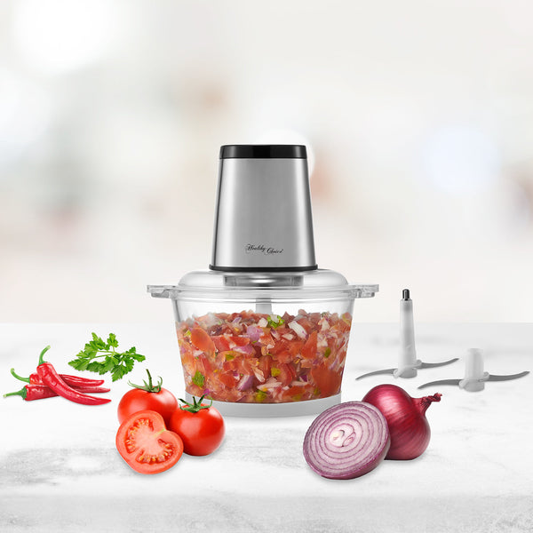 Large Powerful Food Chopper/ Stainless Steel/ 2Kg Capacity/ 300W Choppers