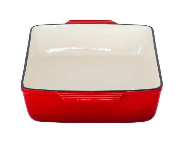 Enamelled Cast Iron 38.5X23cm Rectangular Roaster (3.4L) Red Other Cookware
