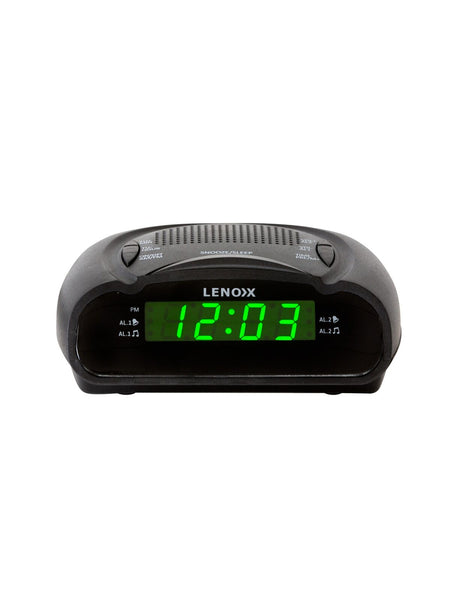 Am/Fm Alarm Clock & Radio W/ Green Led Time Numbering Alarm Clocks & Clock Radios