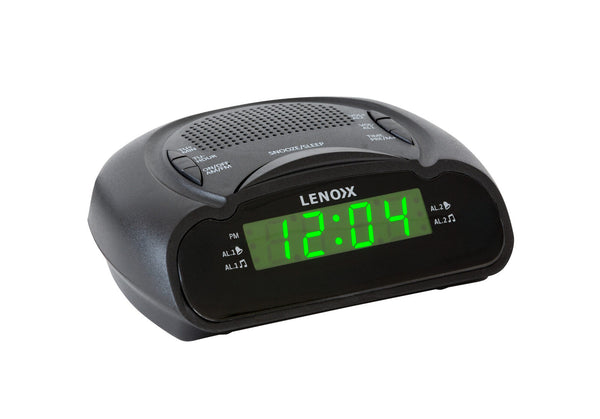 Am/Fm Alarm Clock & Radio W/ Green Led Time Numbering Alarm Clocks & Clock Radios