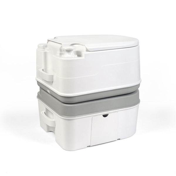 24L Camping Caravanning Toilet With Odour Resistant Seal Portable Toilets & Accessories
