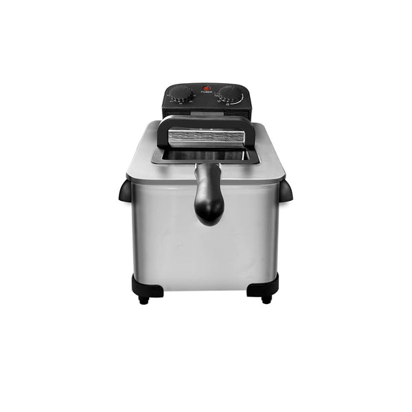 3.8L Deep Fryer With Timer Control Knob And Thermal Safety Device Deep Fryers