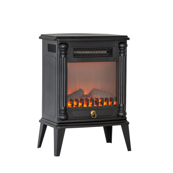 Electric Log Fireplace Heater With Overheat Protection Electric Fireplaces