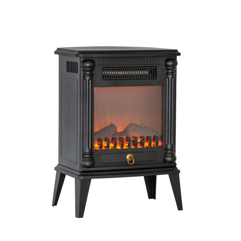 Electric Log Fireplace Heater With Overheat Protection Electric Fireplaces