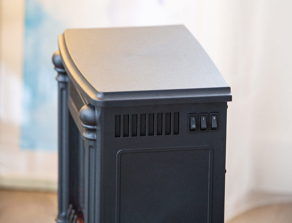 Electric Log Fireplace Heater With Overheat Protection Electric Fireplaces