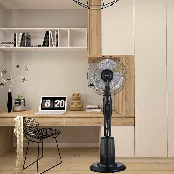 Lenoxx Freestanding Air Cooling Fan W/Misting Water Spray W40cm H1.2M + Rc Portable Fans