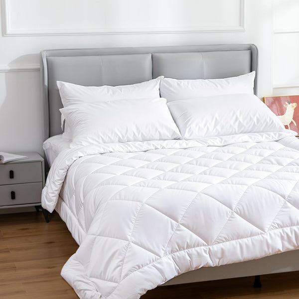 Hacienda 100 Percent Cotton Pillow Cover Set With Hypoallergenic Poly Fill Cooling Technology Pillow Cases