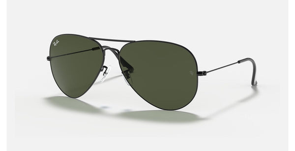 Aviator Large Metal Ii In Black And Green Sunglasses