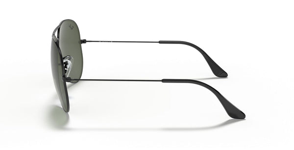 Aviator Large Metal Ii In Black And Green Sunglasses