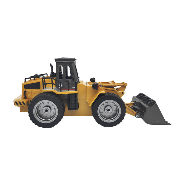 Remote Control Model Bulldozer Truck (Yellow) Driving Cab And Scoop Other Rc Model Vehicles & Kits