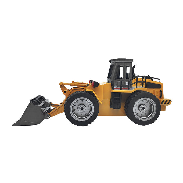 Remote Control Model Bulldozer Truck (Yellow) Driving Cab And Scoop Other Rc Model Vehicles & Kits